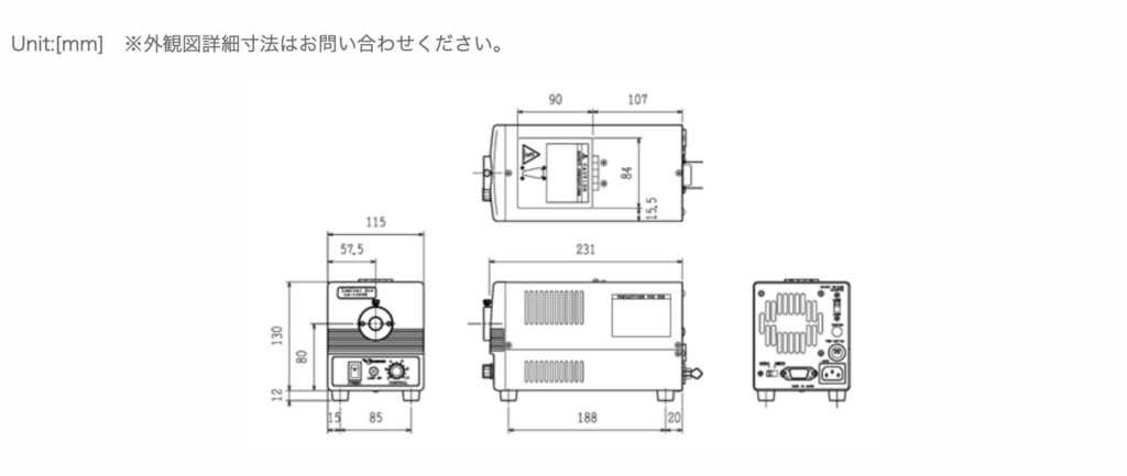 ハロゲン光源LA-150UE