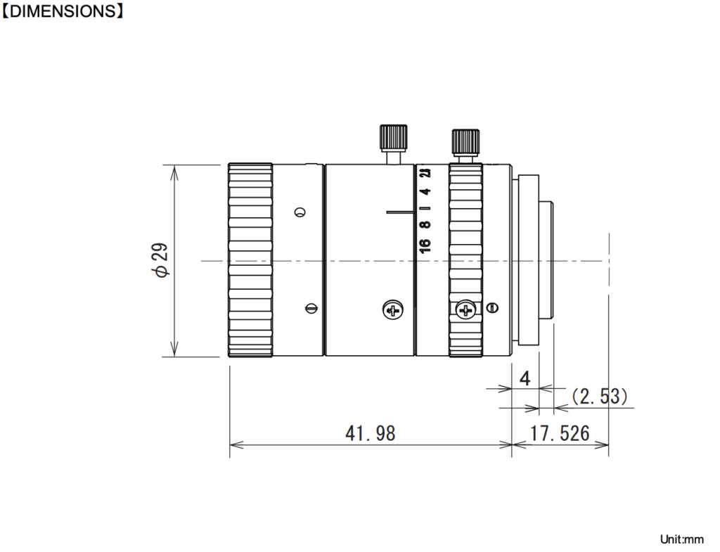 TSMS-1218-5MP外観図