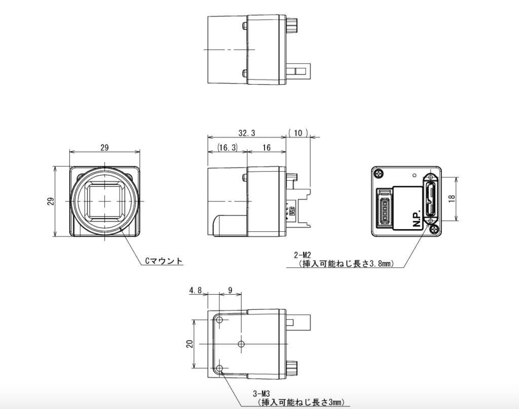 BU160MCF外観図